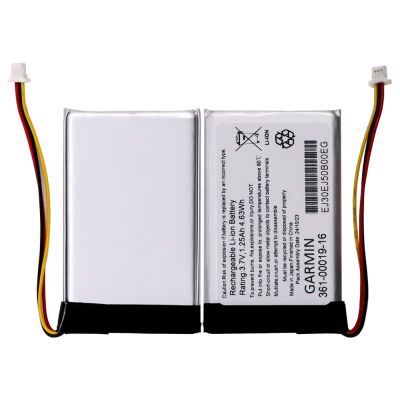Battery for Garmin 361-00019-16, 361-00019-12, Garmin Nuvi 1300, 1340T Pro, 1350, 1350T, 1370, 1370T, 1375T, 1390, 1390T, 1490(3.7V 1250mAh)