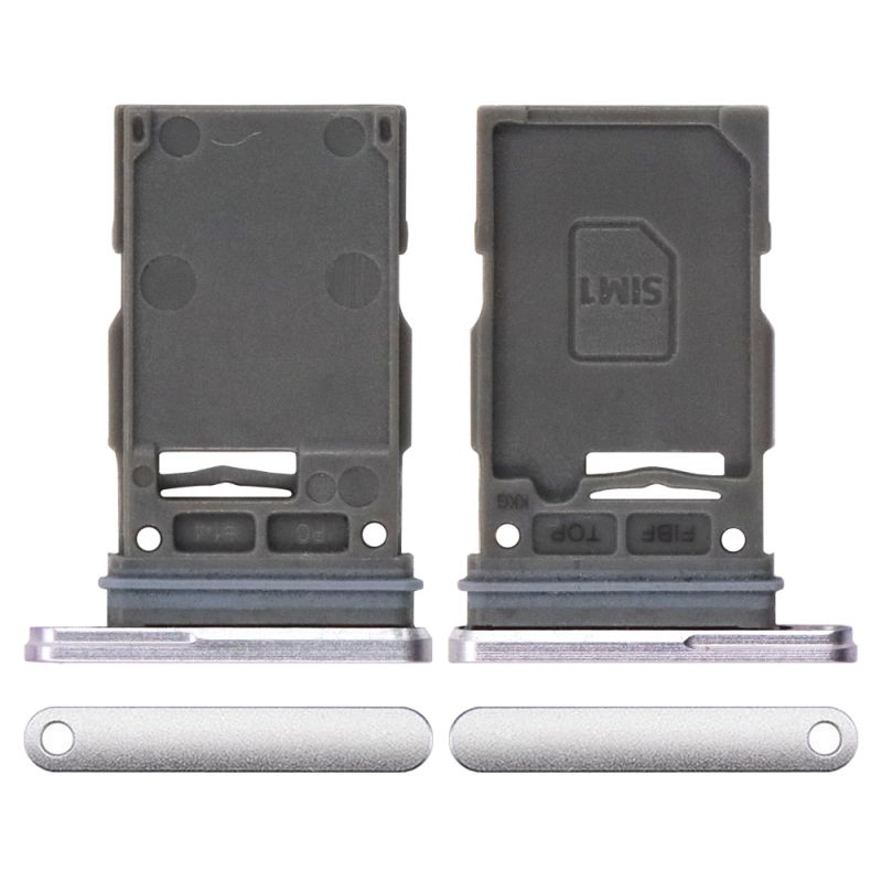 Single Sim Card Tray for Samsung Galaxy S21 FE 5G (Silver)