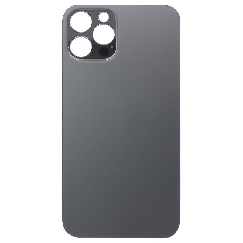 Back Glass Cover for iPhone 12 Pro (for iPhone/Large Camera Hole) - Graphite