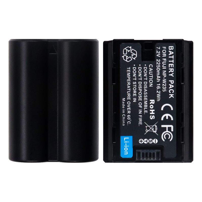 Battery for FUJIFILM Cameras (NP-W235)(7.2V 2250mAh)