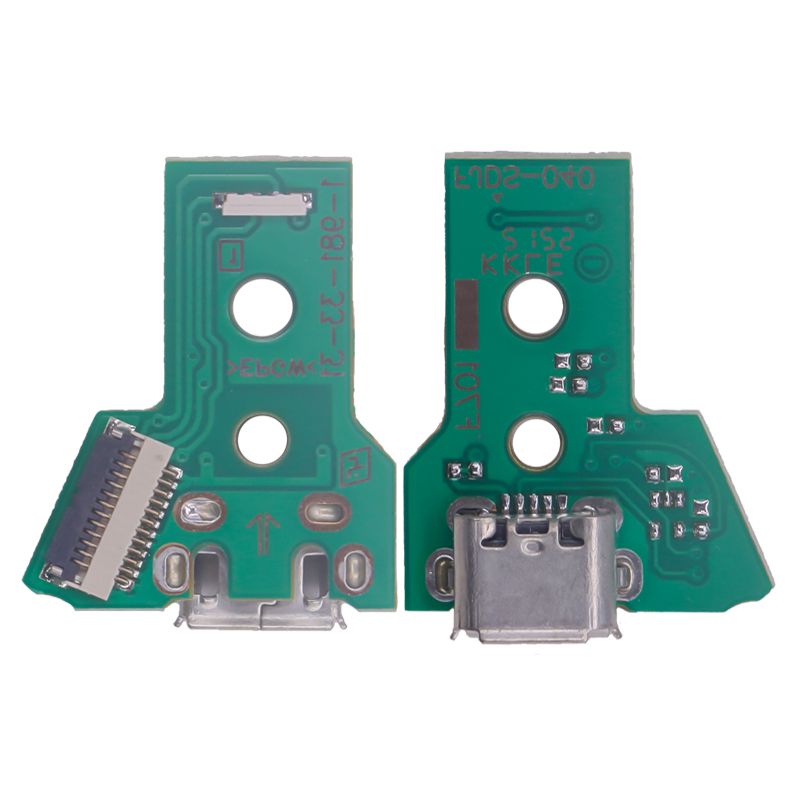 USB Charging Port Board W/ 12Pin Flex Cable for Sony PlayStation 4 Controllers (JDS-040)