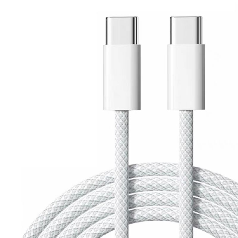 Type-C to Type-C Fast Charging Data Cable - White(1.0M)(Premium Plus)