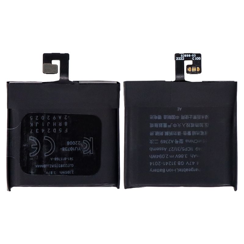 Battery for Apple iWatch Series Ultra (1st Gen)/(2nd Gen)(49MM)-3.86V 542mAh