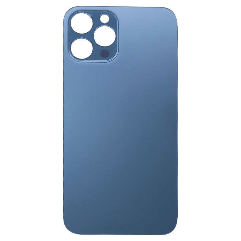 Back Glass Cover for iPhone 12 Pro Max (for iPhone/Large Camera Hole) - Blue