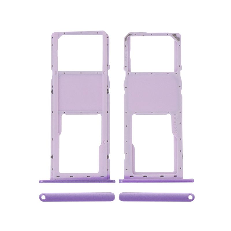 Sim Card Tray and MicroSD Card Tray for Samsung Galaxy A01 (A015/2020)(Purple)