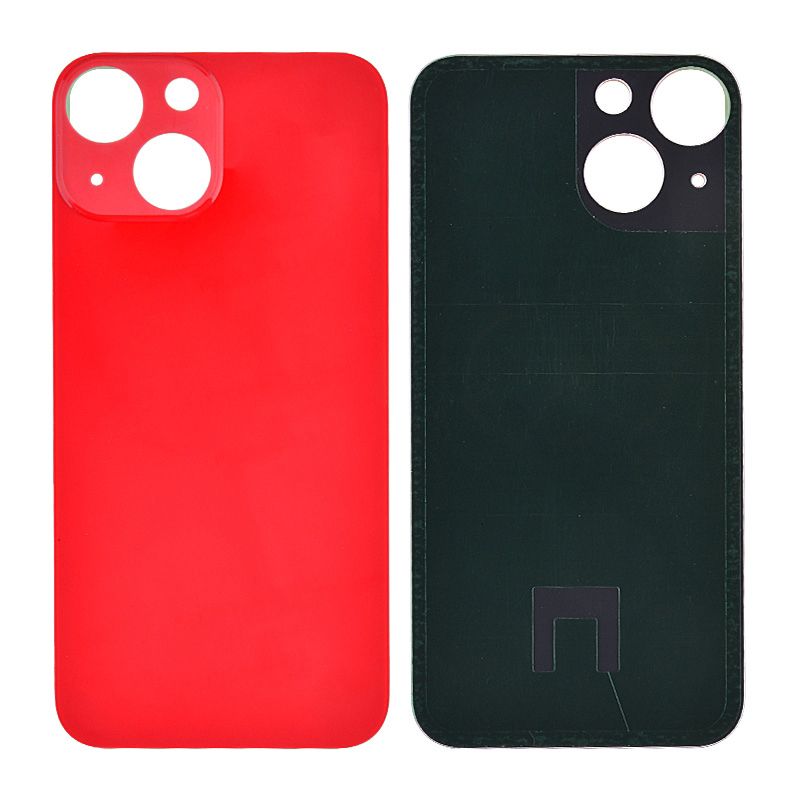 Back Glass Cover for iPhone 13 Mini (for iPhone/Large Camera Hole) - Red