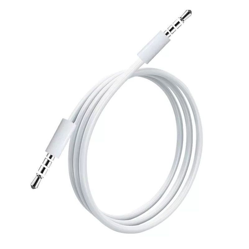 3.5mm Male to Male Aux Audio Cable(3.28ft)(White)