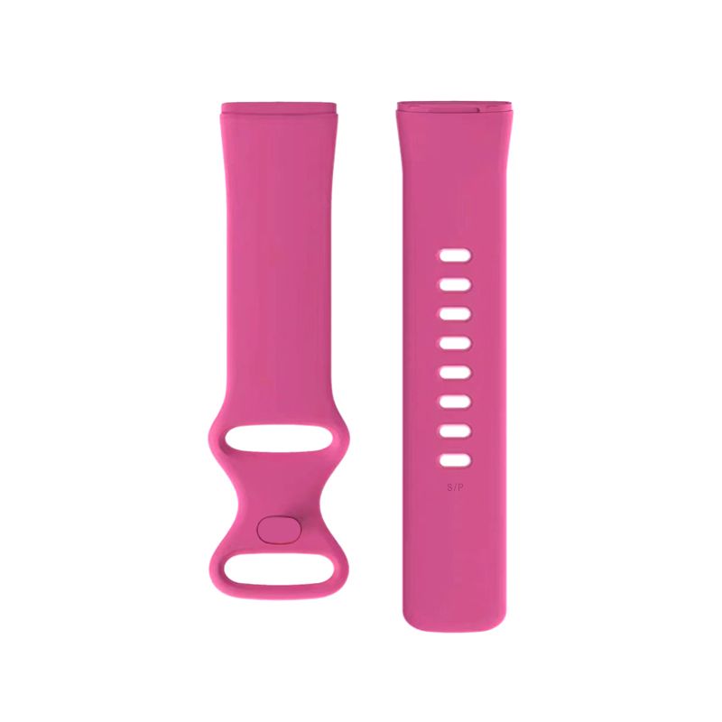 Silicone Strap for Fitbit Versa 3(100 102mm)(Rose Red)