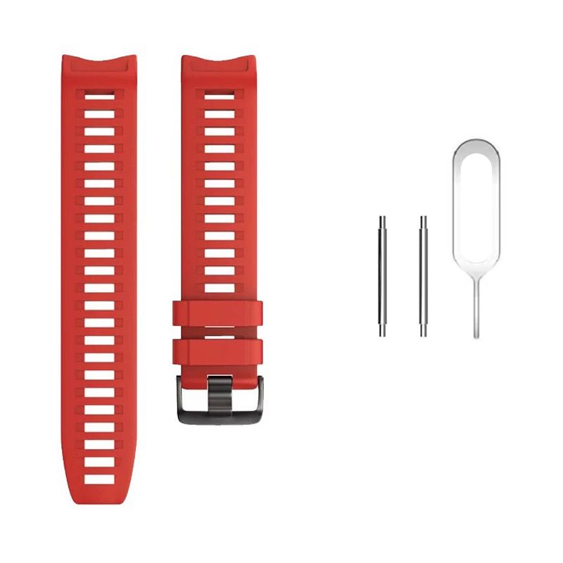 Silicone Strap for Garmin Instinct 2(Red)