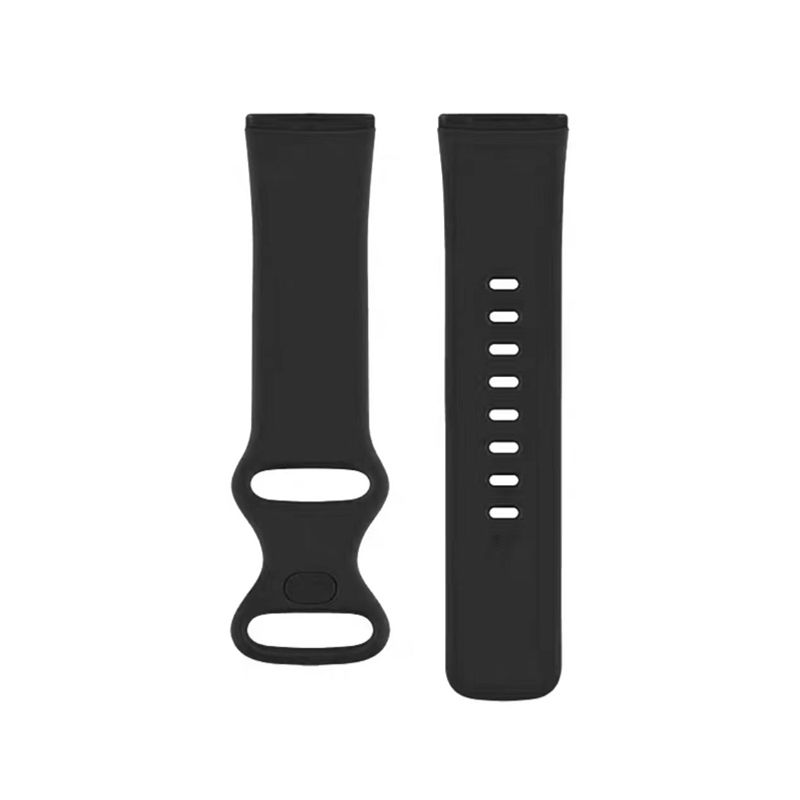 Silicone Strap for Fitbit Versa 3(100 102mm)(Black)