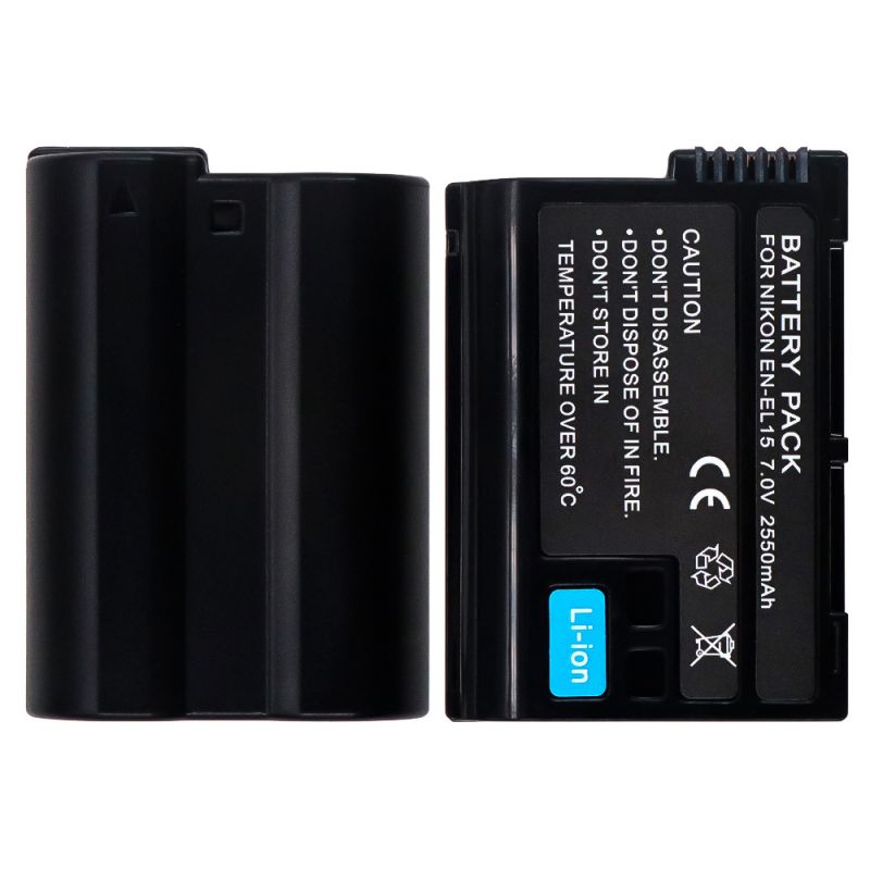 Battery for Nikon Cameras (EN-EL15)(7.0V 2550mAh)