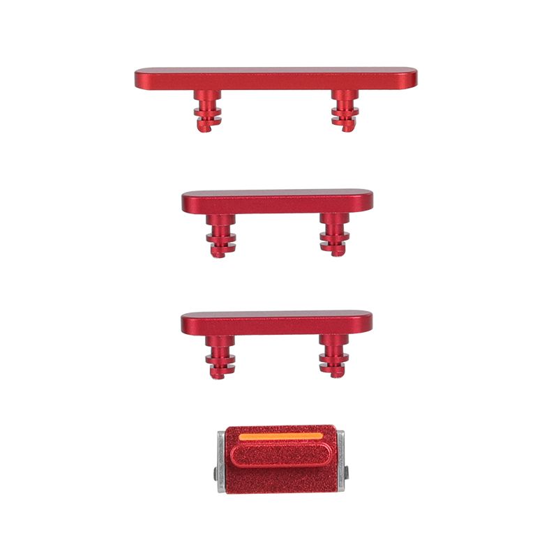 Hard Buttons(Power/Volume/Switch) for iPhone 12 Mini(Red)