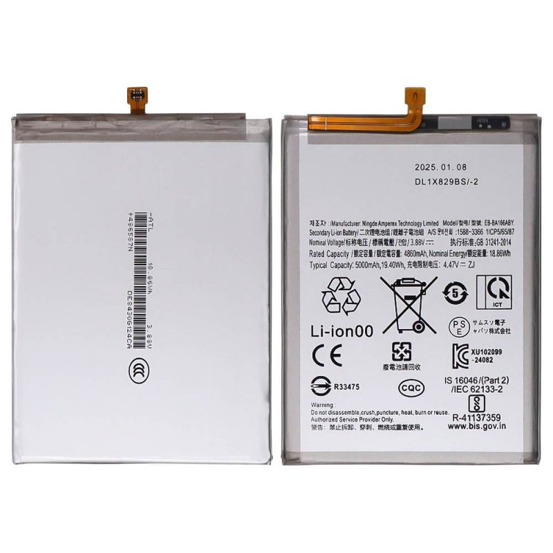 Battery for Samsung Galaxy A16 5G/A26 5G 3.88V 4860mAh(EB-BA166ABY)