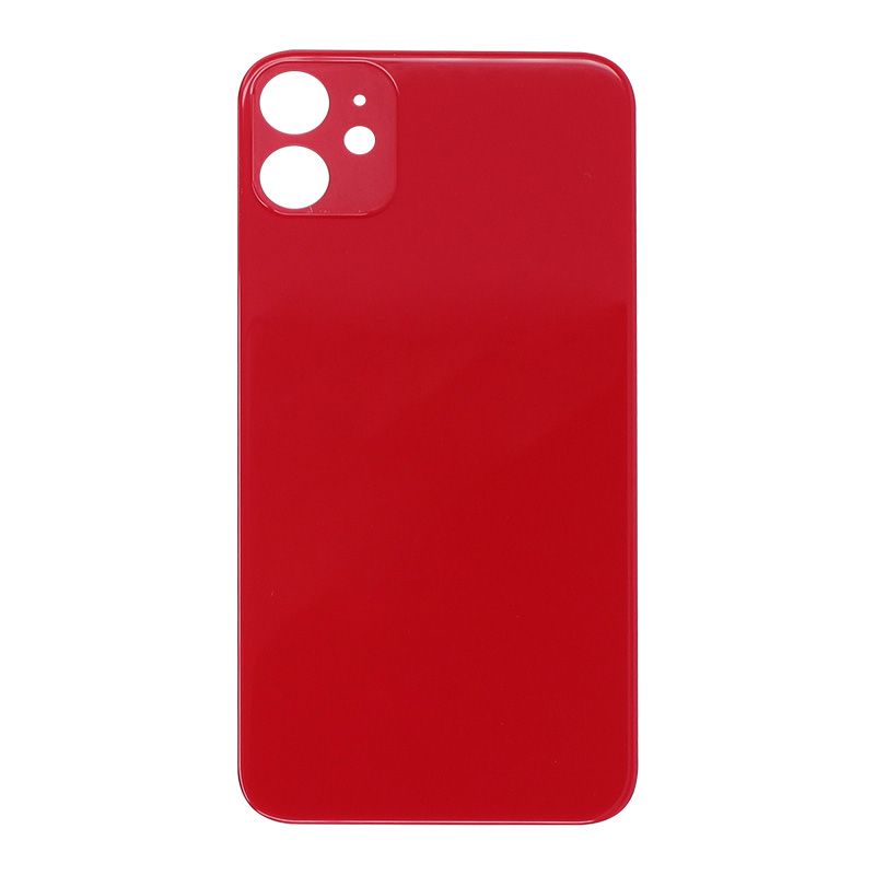 Back Glass Cover for iPhone 11 (for iPhone/Large Camera Hole) - Red