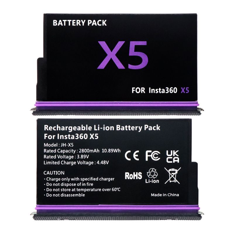Replacement Battery for Insta360 X5 (3.89V 2800mAh)