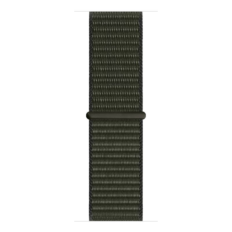 Woven nylon strap for iwatch42/44/45/49mm(Army Green)