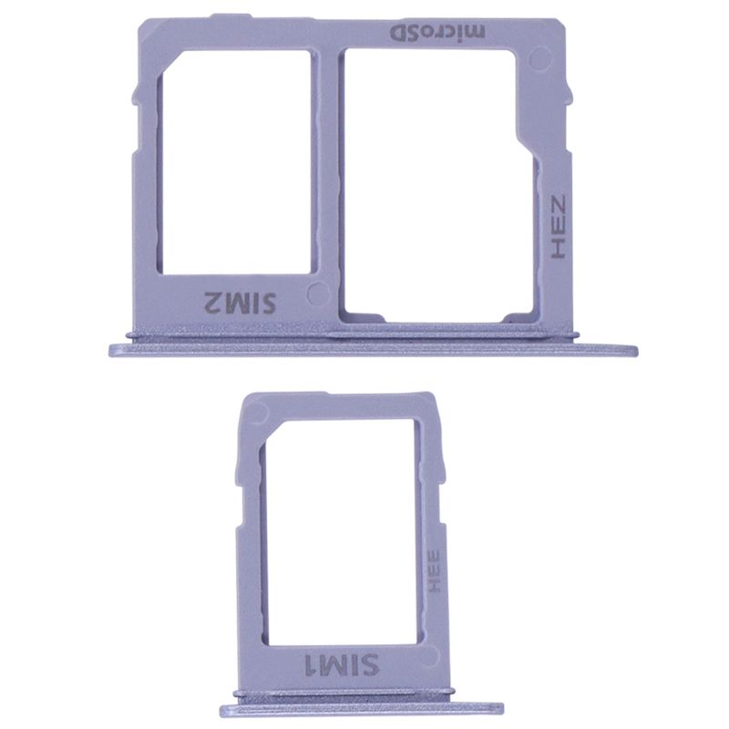 Sim Card Tray and MicroSD Card Tray for Samsung Galaxy J6 (J600/2018)(Purple)