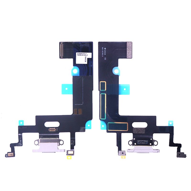 Charging Port Flex Cable(With Mic,Antenna) for iPhone XR(Silver)