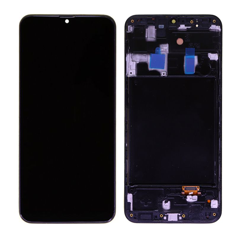 LCD Assembly for Samsung Galaxy A20 With Frame (Original Size 1:1) (Premium)