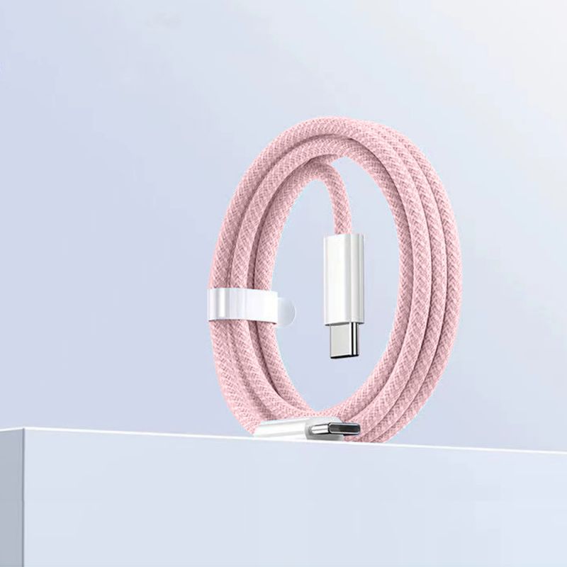 Charging Color Data Cable for iPhone 16 series(60W)(Pink)