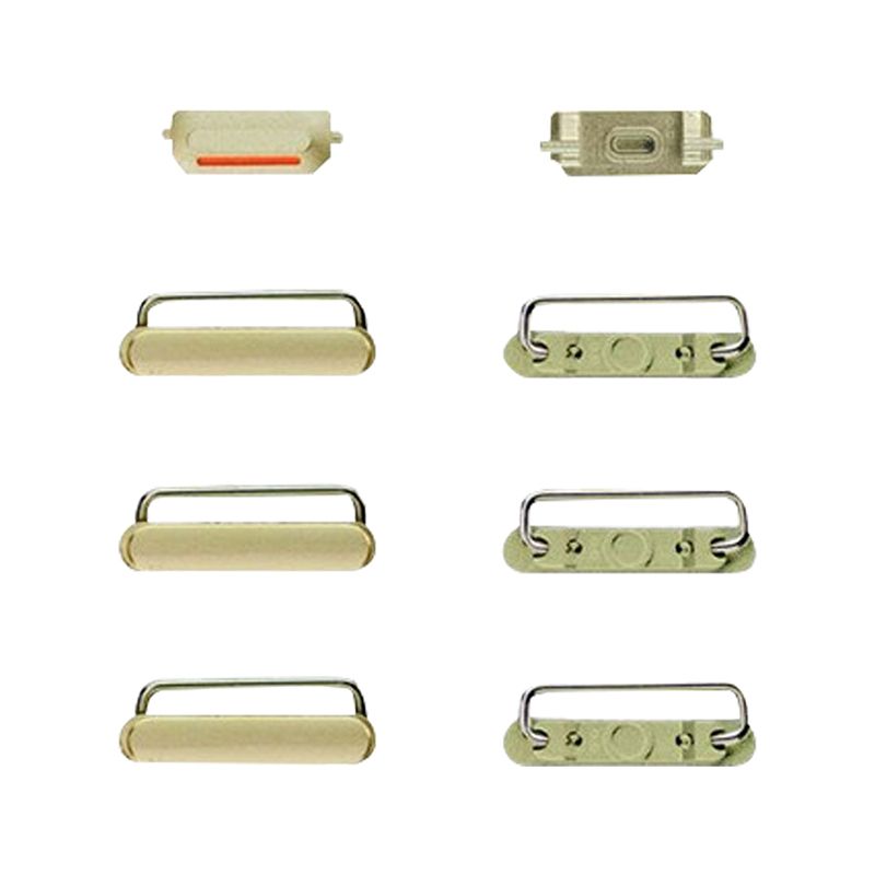 Hard Buttons(Power/Volume/Switch) for iPhone 6/6 Plus(Gold)