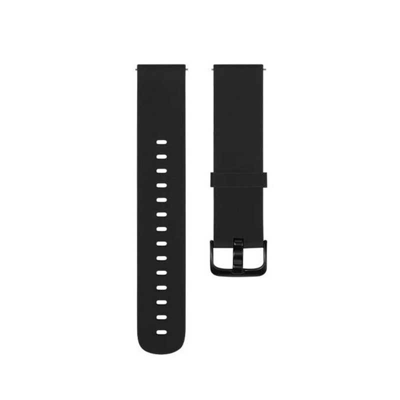 Silicone Strap for Huami Amazfit Bip5(Black)