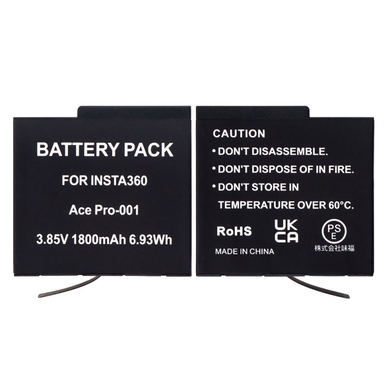 Replacement Battery for Insta360 Ace Pro (3.85V 1800mAh)
