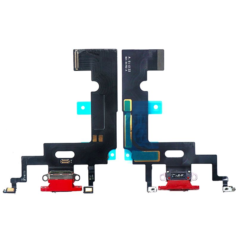 Charging Port Flex Cable(With Mic,Antenna) for iPhone XR(Red)