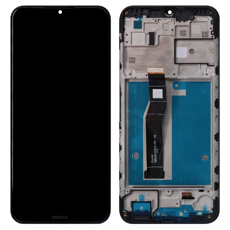 LCD Assembly for Nokia C300(With Frame)(Original)