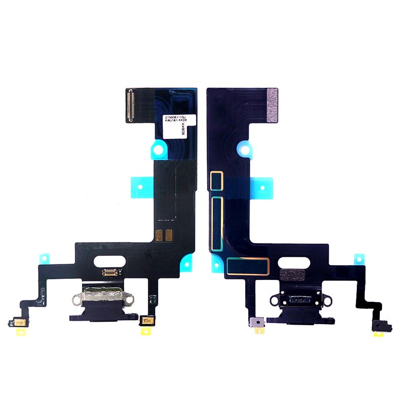 Charging Port Flex Cable(With Mic,Antenna) for iPhone XR(Black)