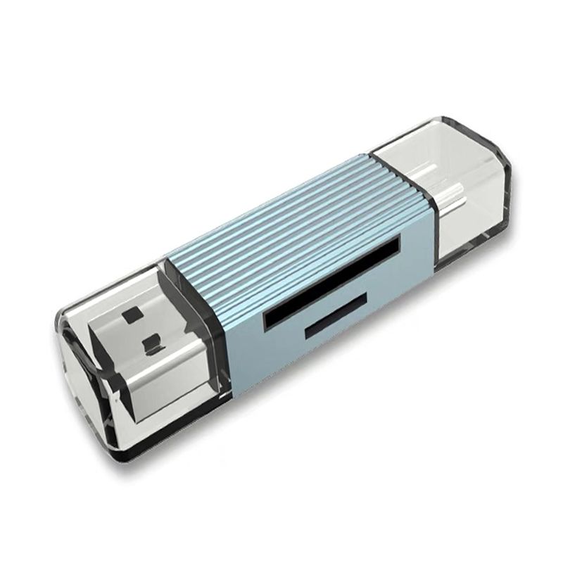 2 in 1 USB C & USB Card Reader