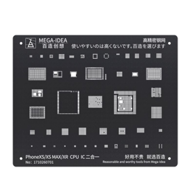 Reballing Black Stencil for iPhone XS/XS Max/XR(CPU&IC)