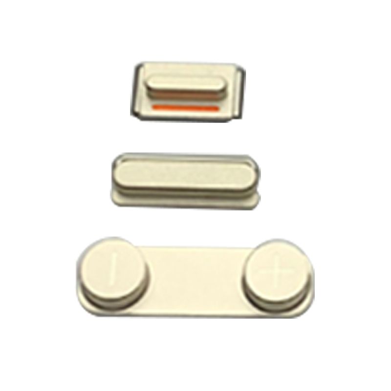 Hard Buttons(Power/Volume/Vibrator) for iPhone 5S(Gold)