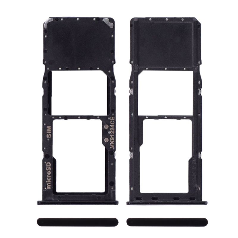 Sim Card Tray and MicroSD Card Tray for Samsung Galaxy A51 5G/A516U(Black)