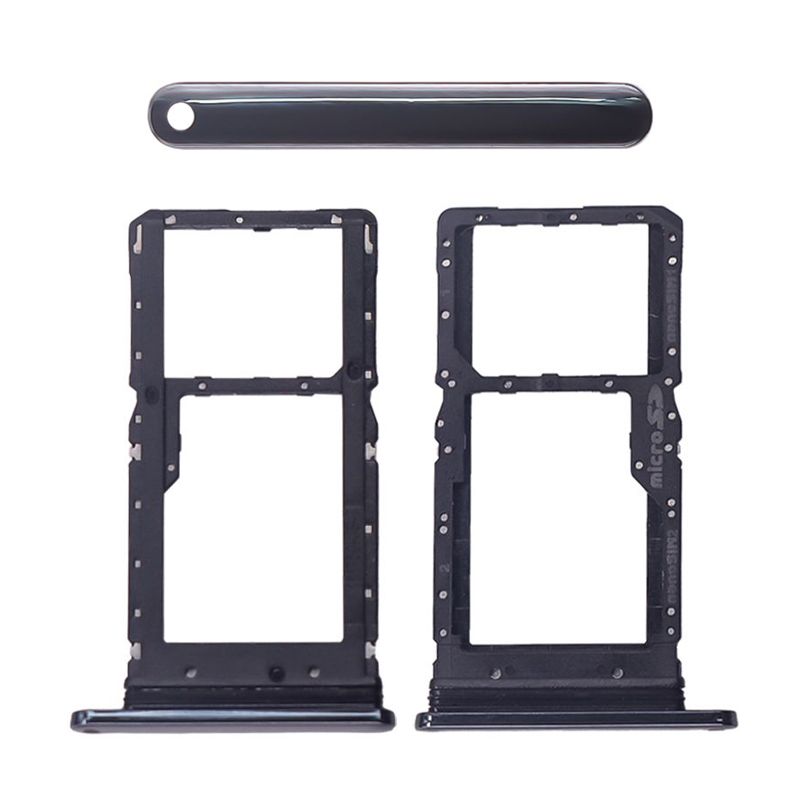 Dual Sim Card Tray for LG Stylo 7 (Black)