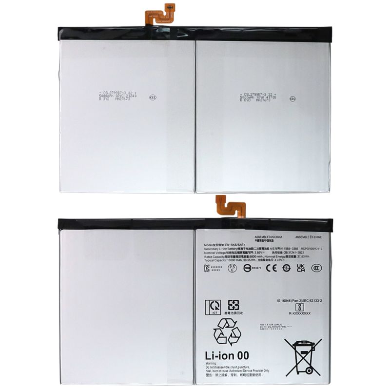 Battery for Samsung Galaxy Tab S10+ 3.86V 9800mAh(EB-BX828ABY)