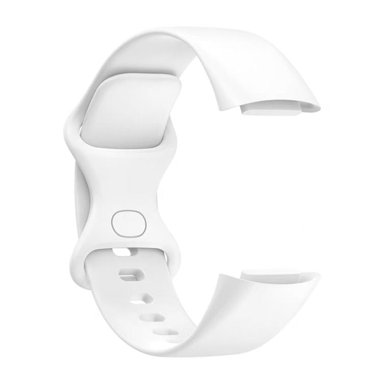 Silicone Strap for Fitbit Charge5 (103 145mm)(White )