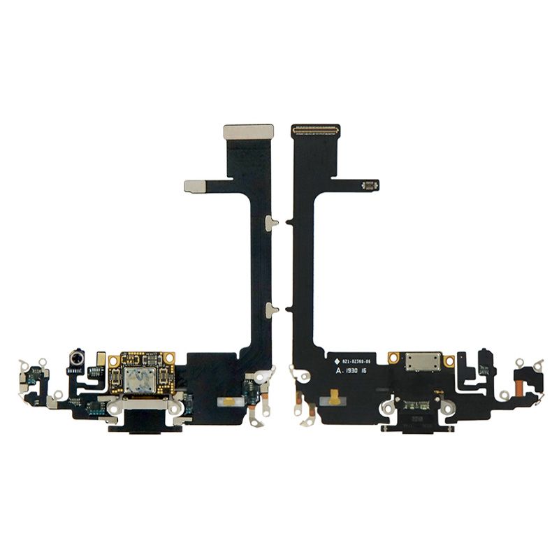 Charging Port Flex Cable With Board for iPhone 11 Pro (Black)