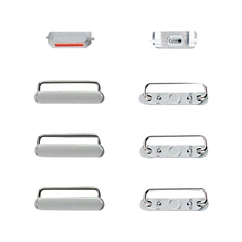 Hard Buttons(Power/Volume/Switch) for iPhone 6/6 Plus(Silver)