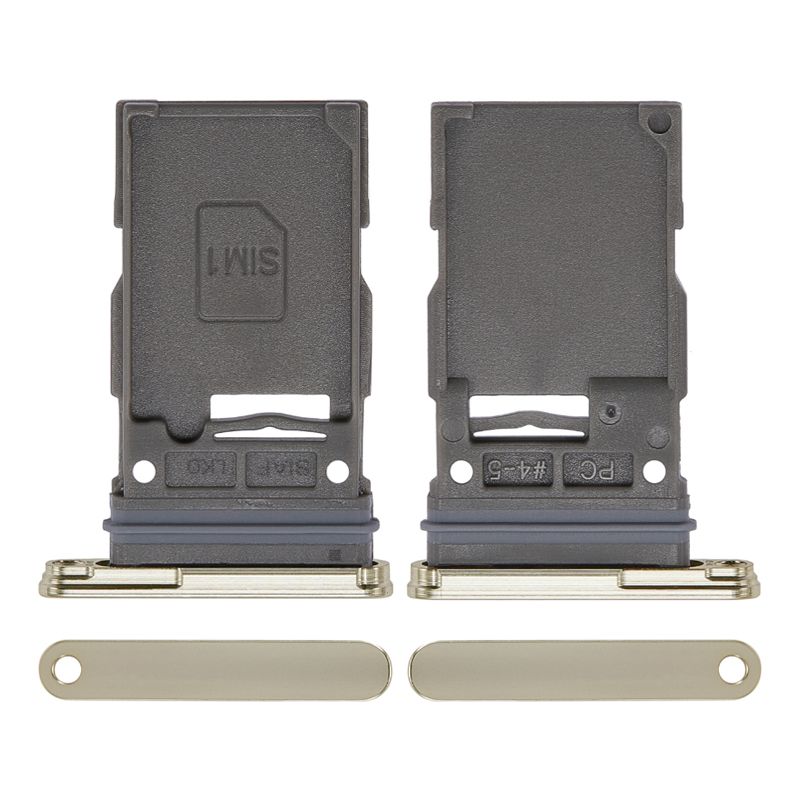 Single Sim Card Tray for Samsung Galaxy S23 / S23 Plus (Gold)