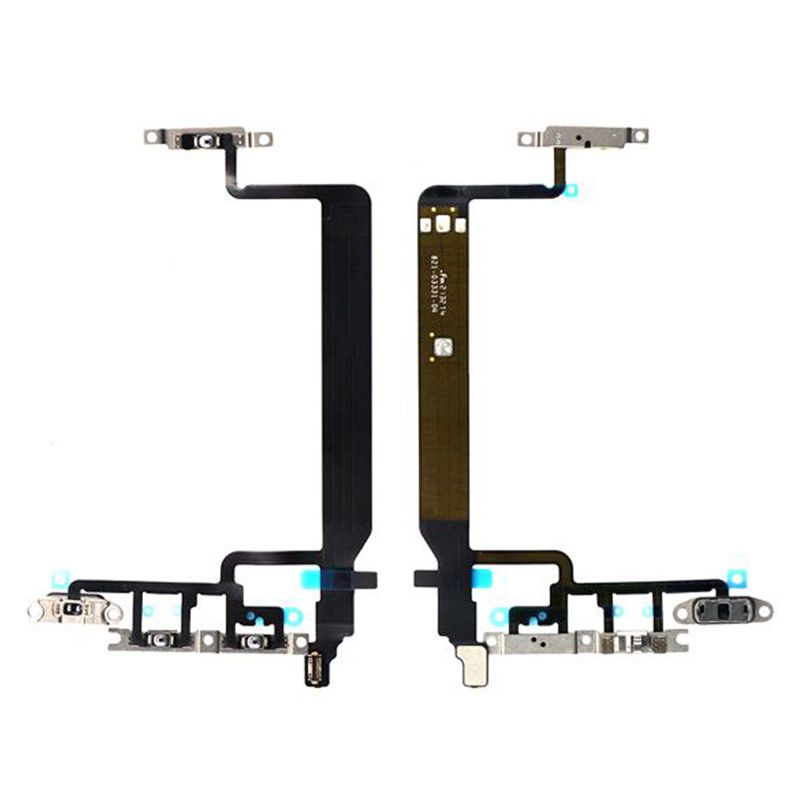 Power and Volume Flex Cable with Metal Plate for iPhone 13 Pro