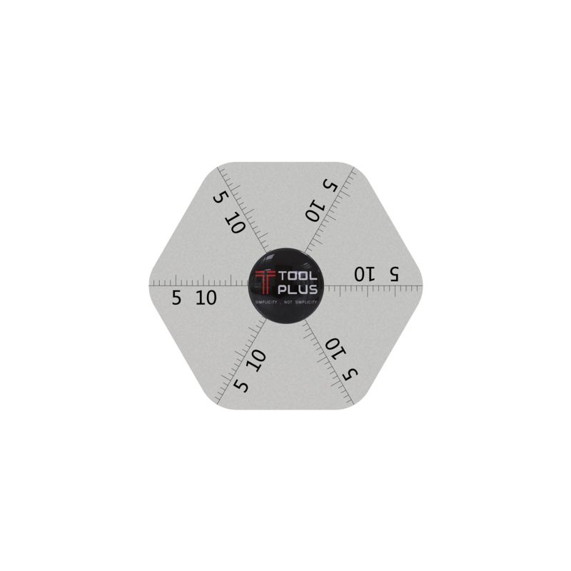 Ultra Thin Stainless Steel Pry Tool with Scale (Polygonal-B)