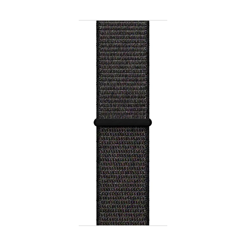 Woven nylon strap for iwatch38/40/41mm(Black)