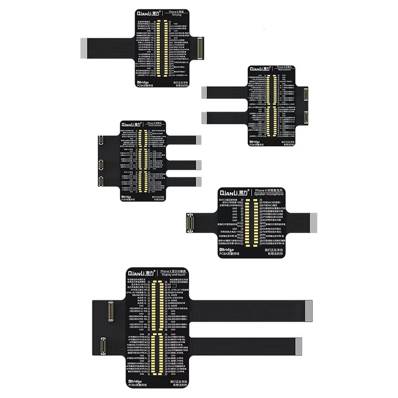 iBridge PCBA Testing Cable for Front Camera/Rear Camera/Dock Connector and Touch for iPhone X