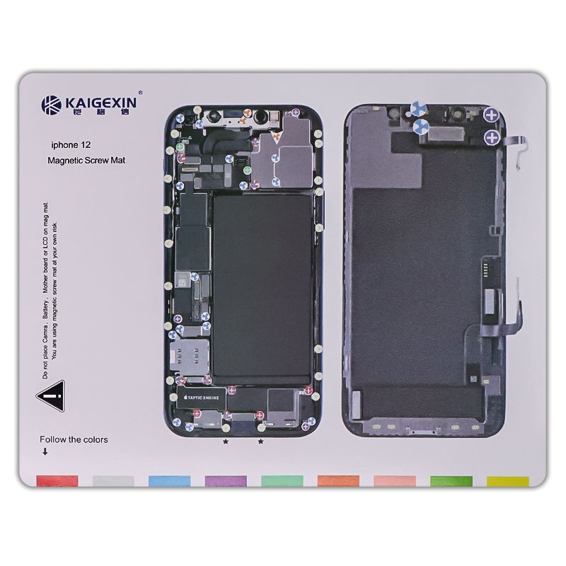 Magnetic Screw Position Memory Pad Set for iPhone 12