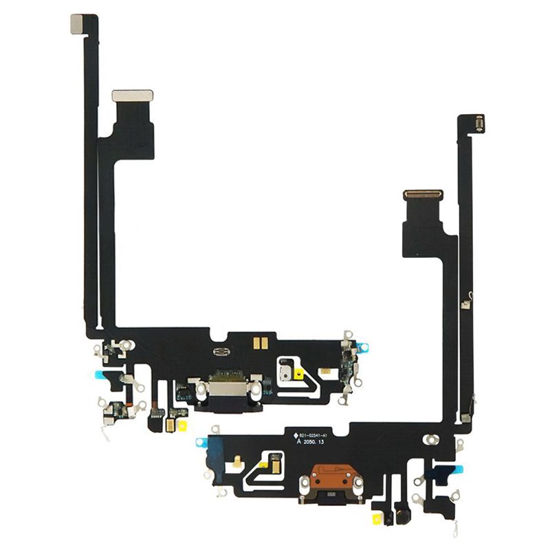 Charging Port Flex Cable for iPhone 12 Pro Max (Black)