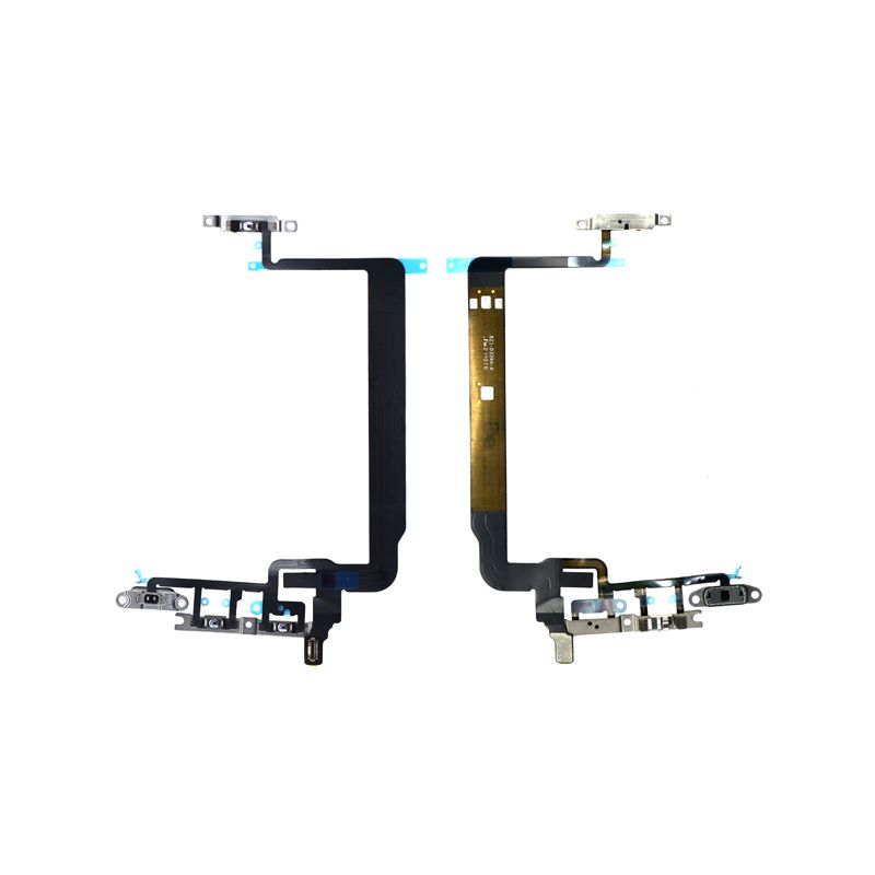 Power and Volume Flex Cable with Metal Plate for iPhone 13 Pro Max