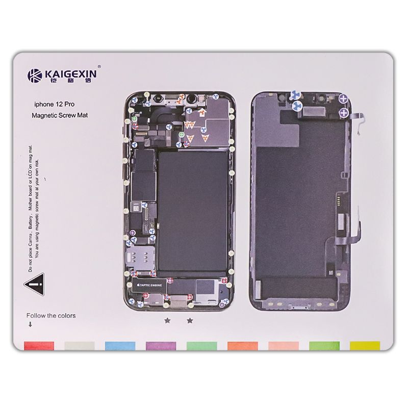 Magnetic Screw Position Memory Pad Set for iPhone 12 Pro