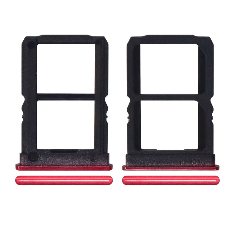 Single Sim Card Tray for OnePlus 7(Red )(US Version)