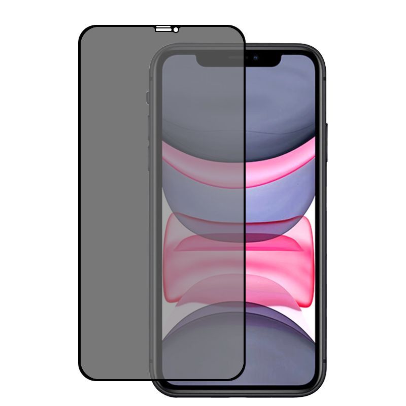 Privacy Full Cover Tempered Glass for iPhone 11/XR